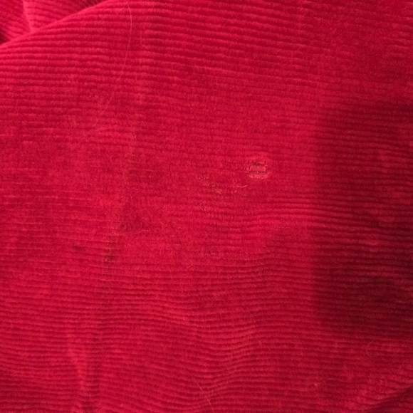VTG Bill Blass W16 Strech Red Corduroy Pants - Picture 8 of 8